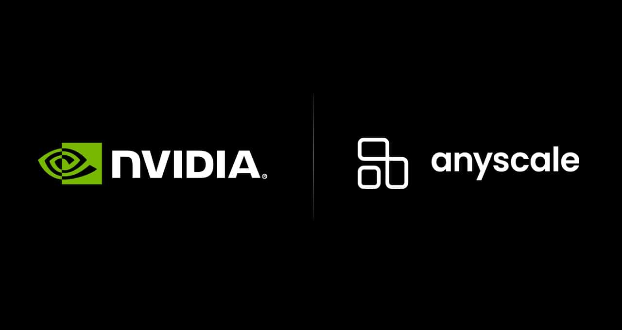 NVIDIA Anyscale logos