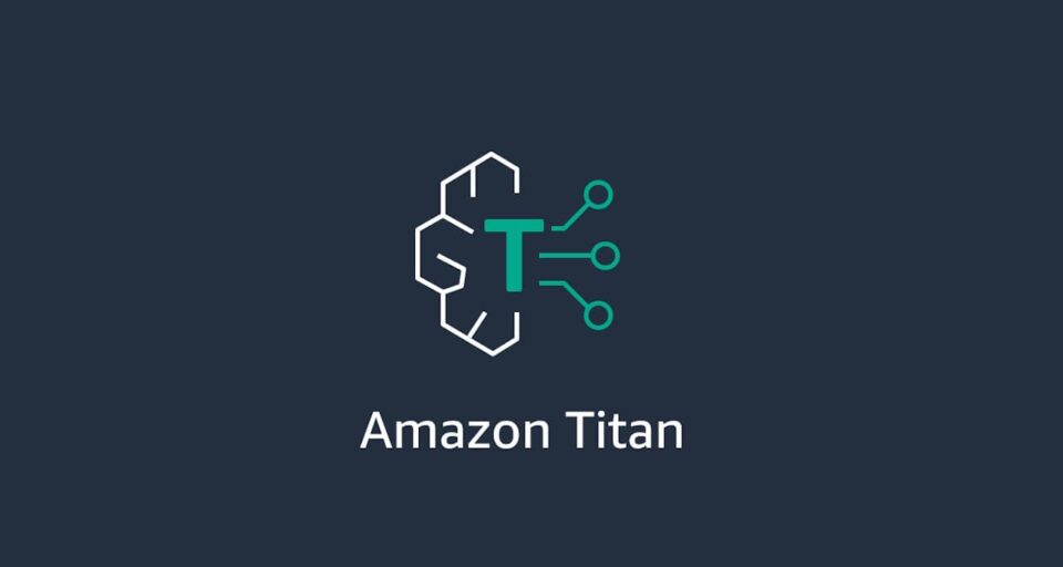 Amazon Titan logo, a foundation model trained with NVIDIA NeMo