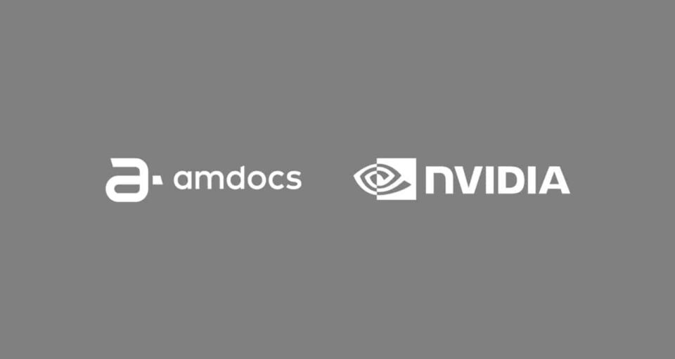 Amdocs and NVIDIA logos