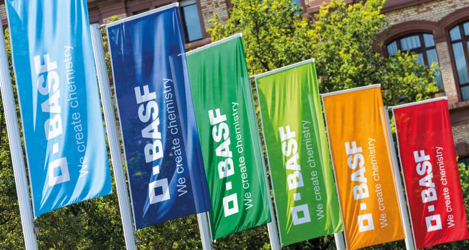 Image of BASF flags