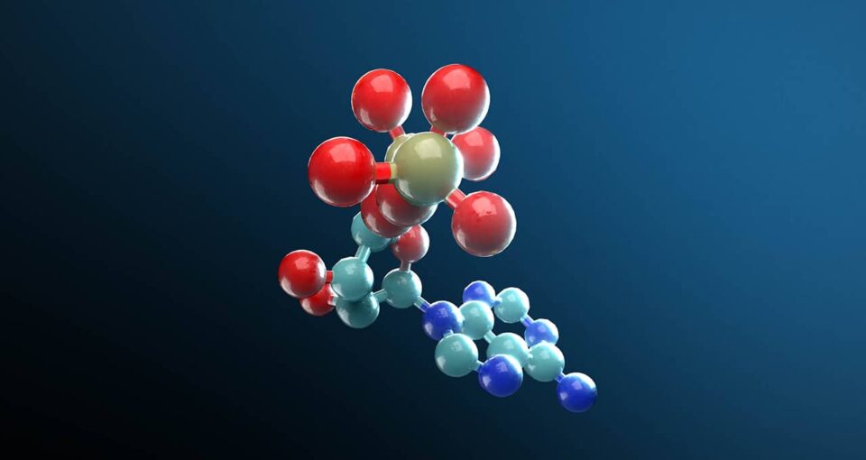 Image of a generated biomolecule