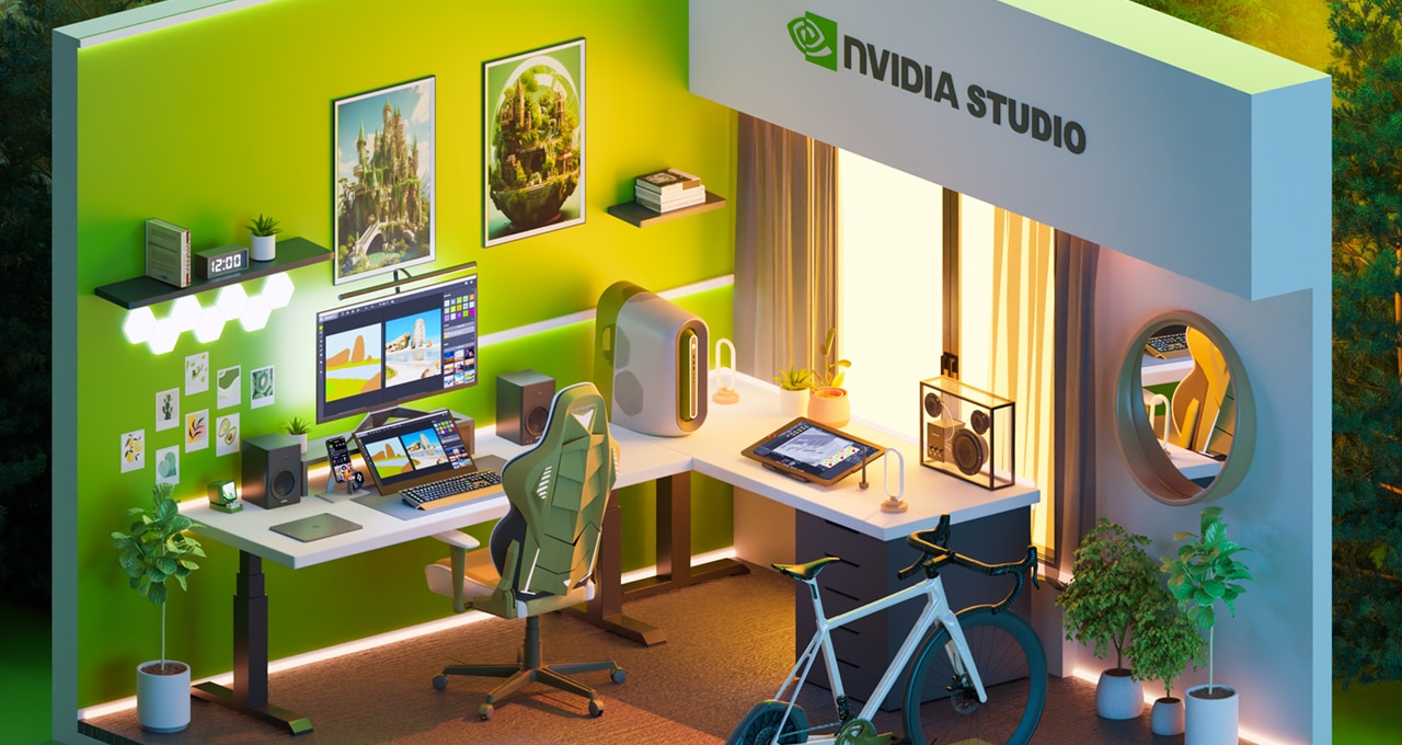 3D艺术家Nourhan Ismail在NVIDIA Studio中通过Adobe After Effects和Blender带来等距创新