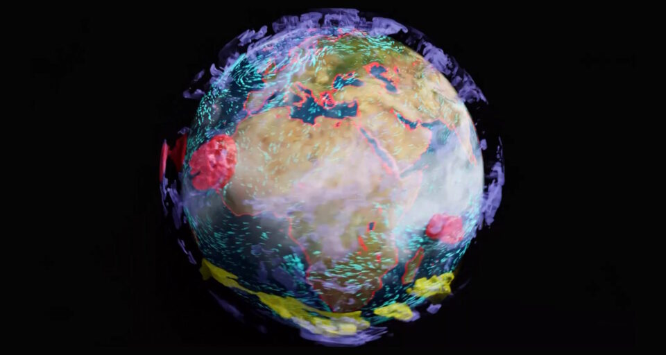 Earth-2 simulation using AI for climate science