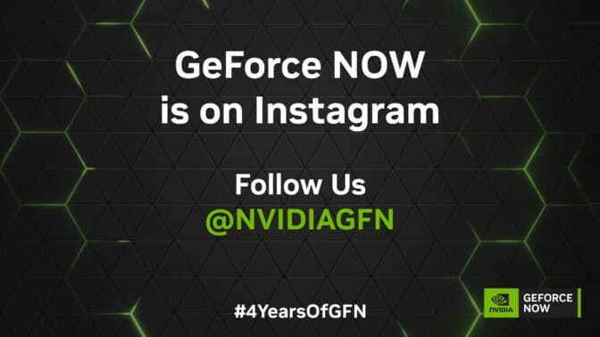 New GeForce NOW IG channel