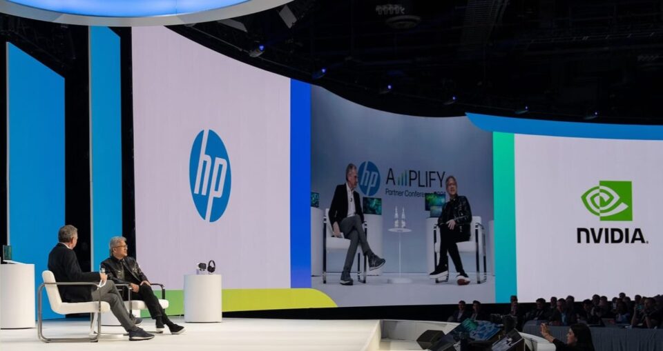 NVIDIA, HP CEOs at HP Amplify