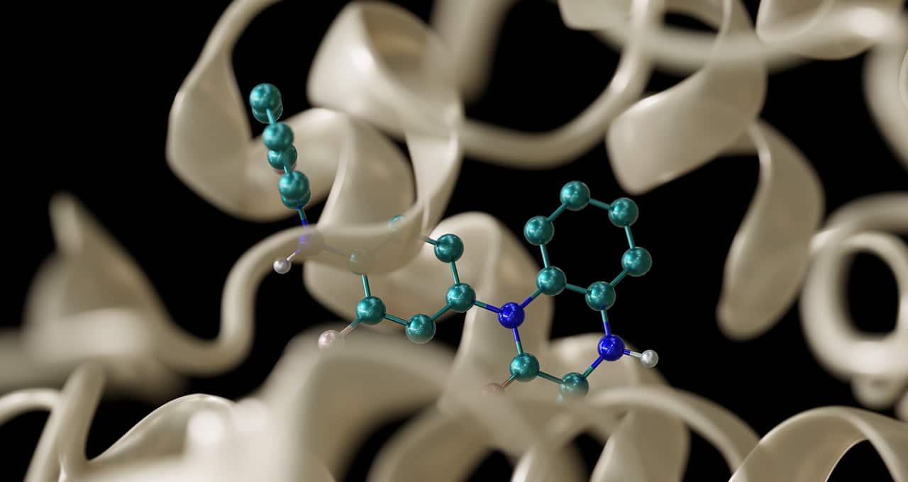 rendering of a molecule