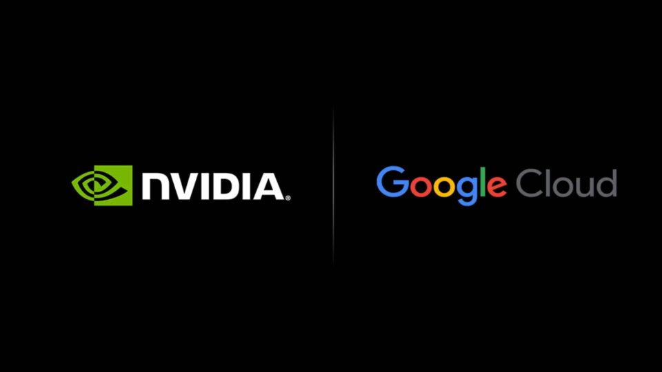 NVIDIA and Google Cloud logos