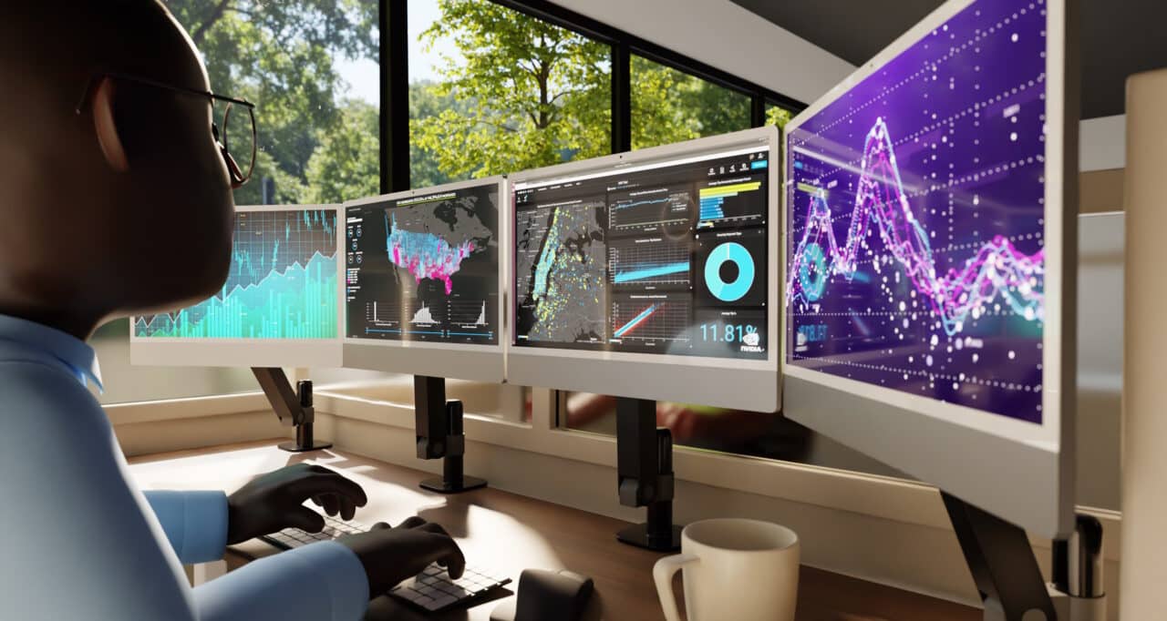 Concept image of data center energy efficiency metrics