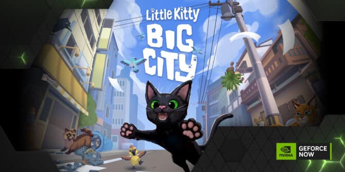 Little Kitten Big City GeForce MEOW-ban