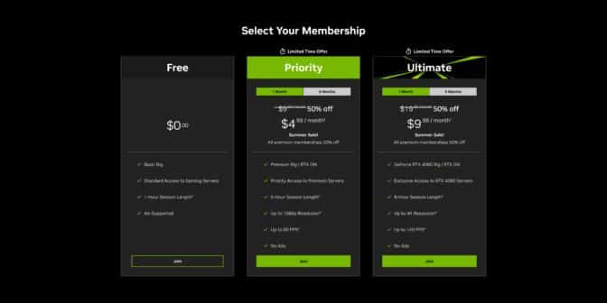 Summer Sale on GeForce NOW