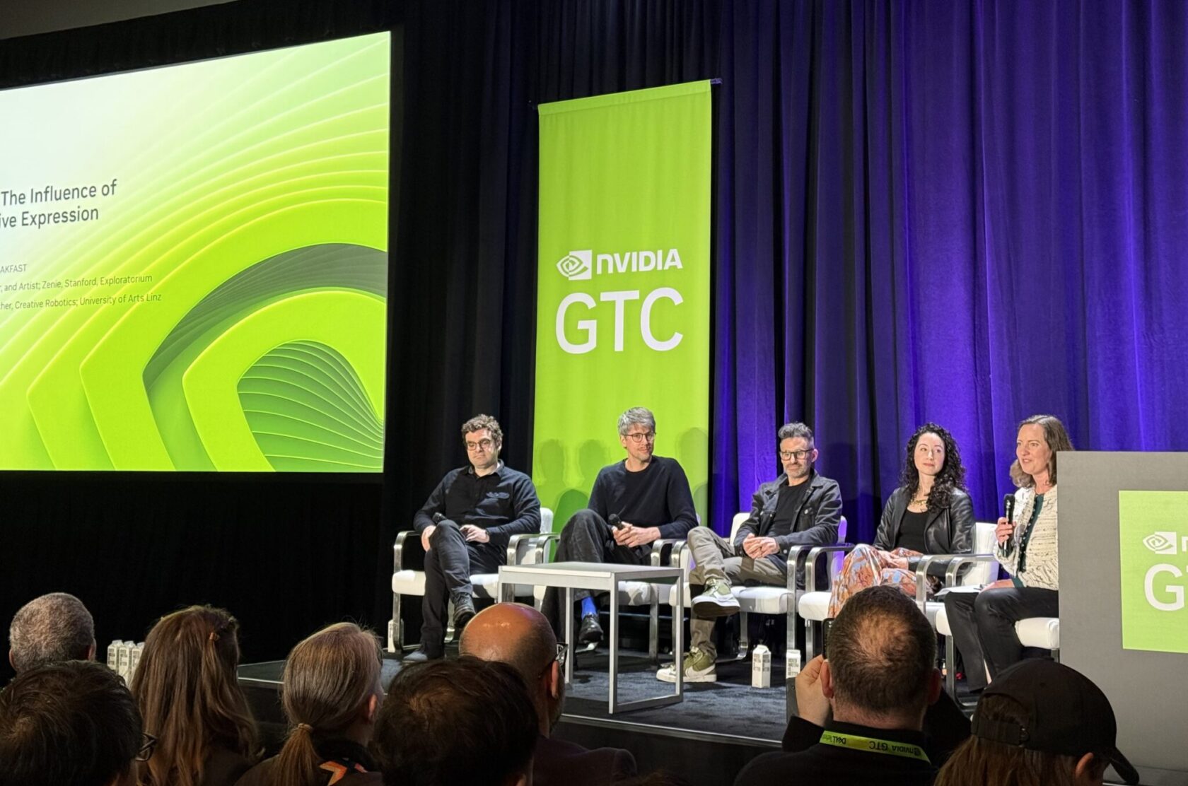 AI art panelists at GTC