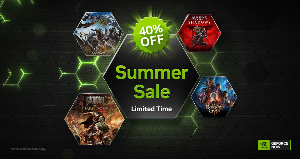 40% off 6 month Performance Membership sale on GeForce NOW