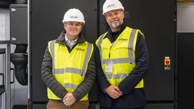 Simon McIntosh-Smith, director of the Bristol Centre for Supercomputing, with Simon Appleby, AI business lead at HPE.