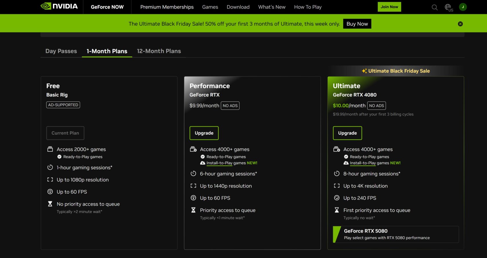 Black Friday Product Matrix