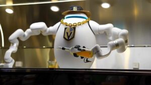 Cheers to AI: ADAM Robot Bartender Makes Drinks at Vegas Golden Knights Game