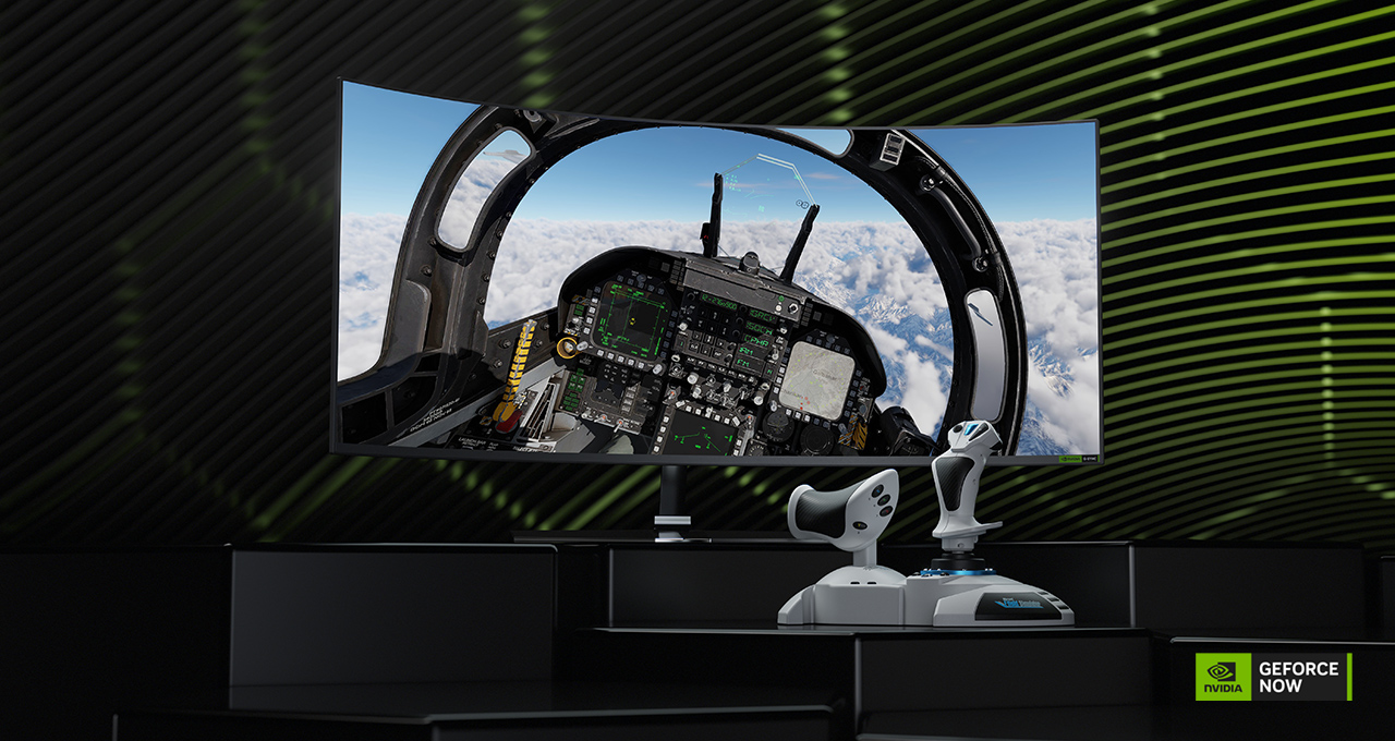 Flight controls on GeForce NOW