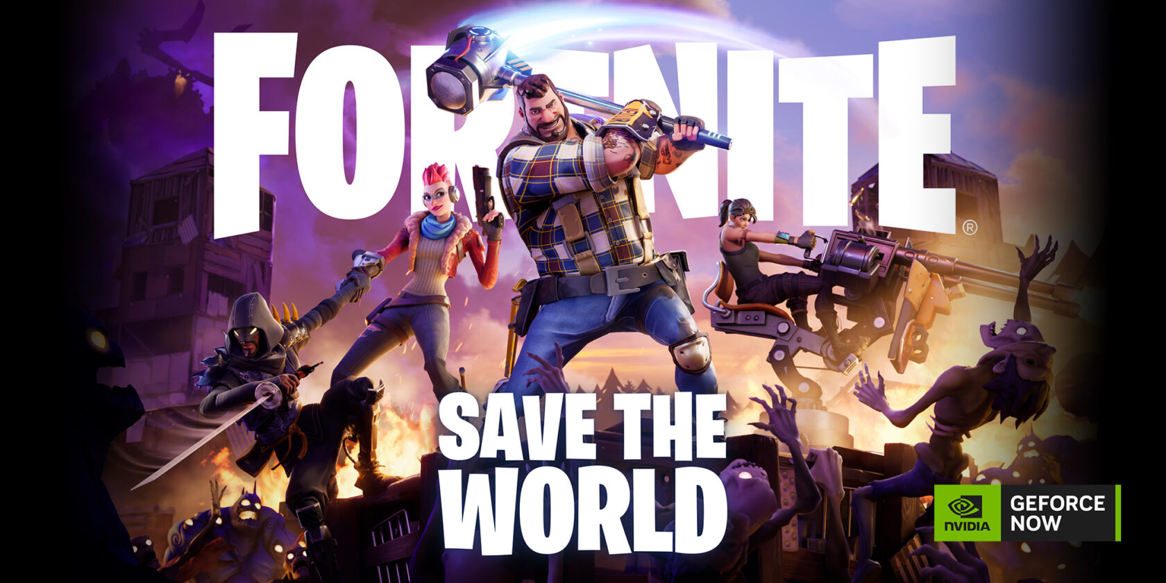 Fortnite save the world on GeForce NOW