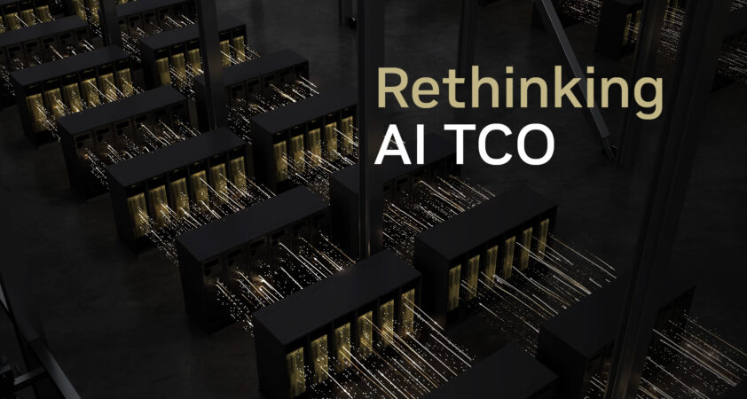 Rethinking AI TCO: Why Cost per Token Is the Only Metric That Matters