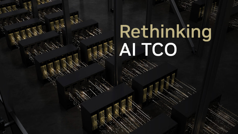 Rethinking AI TCO: Why Cost per Token Is the Only Metric That Matters